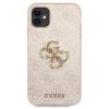 Guess GUHCN614GMGPI iPhone 11 6.1 "/ Xr pink / pink hardcase 4G Big Metal Logo