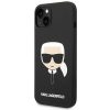 iPhone 14 Plus Karl Lagerfeld Karl's Head szilikon fekete telefontok