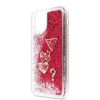 iPhone 11 Pro Guess Glitter Hearts pink liquides telefontok