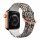 Apple Watch 38/40/41mm Alphajack párducmintás szilikon óraszíj