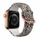 Apple Watch 38/40/41mm Alphajack párducmintás szilikon óraszíj