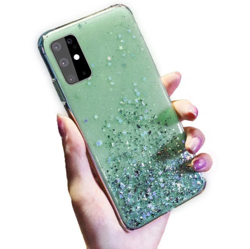 Samsung Galaxy S20 Sequins csillogó flitteres zöld telefontok