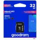 GoodRam memóriakártya 32 GB microSDHC Class 10 UHS-I + adapter