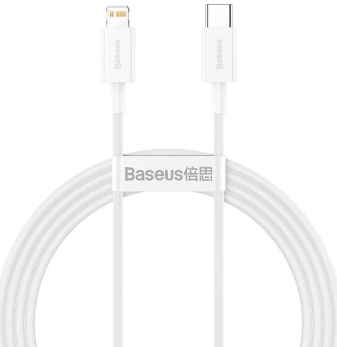 Baseus Superior USB Type-C - Lightning kábel PD 20W 1.5m fehér (CATLYS-B02)