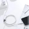 Baseus USB-Type C PD/ Lightning kábel 20W QC3.0 1m fehér