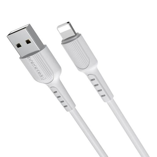 Borofone BX 16 USB to lightning 1m fehér töltőkábel