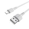 Borofone BX 16 USB to lightning 1m fehér töltőkábel