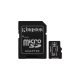 Kingston Canvas Select Plus MicroSDXC 64GB (Class 10), UHS-I Memóriakártya Adapterrel