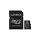 Kingston Canvas Select Plus MicroSDXC 128GB (Class 10), UHS-I Memóriakártya Adapterrel