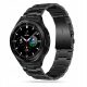 Samsung Galaxy Watch 4  (40/42/44/46mm) Tech Protect Stainless fém fekete óraszíj