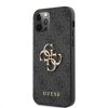 Guess PU 4G fém logós tok iPhone 12/12 Pro Gray készülékhez