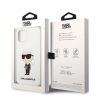 iPhone 12/12 Pro Karl Lagerfeld KLHCP12MSNIKBCH Liquid Silicone Ikonik NFT tok fehér