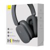 Baseus Bowie H1 Bluetooth 5.2 fejhallgató, ANC (szürke)