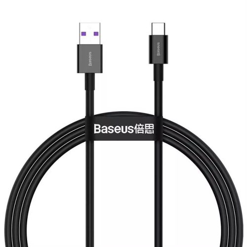 Baseus CATYS-01 Superior gyorstöltő kábel USB-C 66W 1m fekete