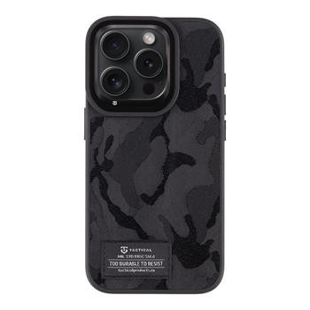 Apple iPhone 15 Pro Tactical Camo Troop Cover fekete telefontok