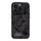 Apple iPhone 15 Pro Tactical Camo Troop Cover fekete telefontok