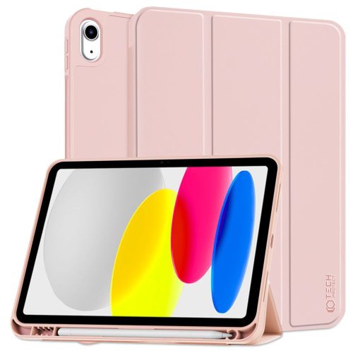 IPAD 10.9 10 / 2022 TECH-PROTECT Ceruzatartós Pink Tablettok