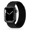 Apple Watch  4/5/6/7/8/SE/Ultra (42/44/45/49mm) Tech Protect Nylon Pro fekete óraszíj