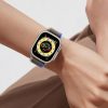 Apple Watch  4/5/6/7/8/SE/Ultra (42/44/45/49mm) Tech Protect Nylon bőr bézs óraszíj