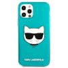 Iphone 12/12 Pro Karl Lagerfeld Choupette türkiz telefontok