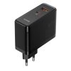 Baseus GaN5 Pro fast universal wall charger GaN USB Type C / USB 100W PD3.0, QC4.0+, AFC black (CCGP090201)