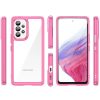 Outer Space Case for Samsung Galaxy A53 5G cover with a flexible frame pink