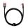 Baseus MVP 2 Elbow Right Angle Power Delivery Cable with Side USB Type C / Lightning 1m 20W Red (CAVP000220)