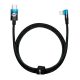 Baseus MVP 2 Elbow angled cable Power Delivery cable with side USB Type C / Lightning plug 1m 20W blue (CAVP000221)