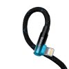 Baseus MVP 2 Elbow angled cable Power Delivery cable with side USB Type C / Lightning plug 1m 20W blue (CAVP000221)