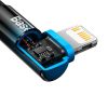 Baseus MVP 2 Elbow angled cable Power Delivery cable with side USB Type C / Lightning plug 1m 20W blue (CAVP000221)