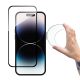 Wozinsky Full Cover Flexi Nano Glass tempered glass for iPhone 14 Pro flexible with a black frame