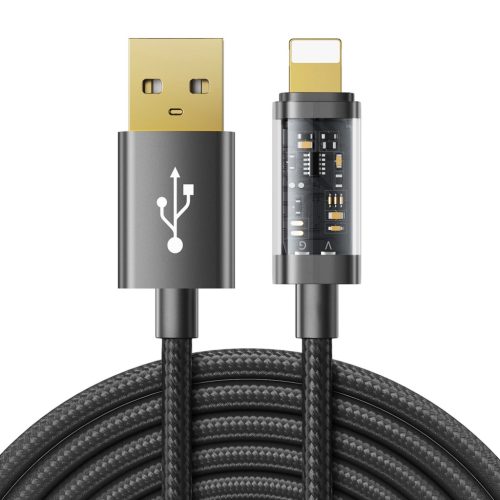 Joyroom USB cable - Lightning for charging / data transmission 2,4A 20W 2m black (S-UL012A20)