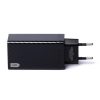 Wozinsky 65W GaN charger with USB ports, USB C supports QC 3.0 PD black (WWCG01)