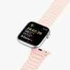 Dux Ducis Strap (Armor Version) Apple Watch Ultra, SE, 9, 8, 7, 6, 5, 4, 3, 2, 1 (49, 45, 44, 42 mm) Silicone Magnetic Band Bracelet Pink Purple