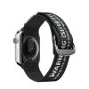 Dux Ducis Strap (Outdoor Version) Apple Watch Ultra Strap, SE, 9, 8, 7, 6, 5, 4, 3, 2, 1 (49, 45, 44, 42 mm) Nylon Band Bracelet Black & Silver