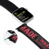 Dux Ducis Strap (Outdoor Version) Apple Watch Ultra Strap, SE, 9, 8, 7, 6, 5, 4, 3, 2, 1 (49, 45, 44, 42 mm) Nylon Band Bracelet Black and Red