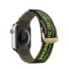 Dux Ducis Strap (Outdoor Version) Apple Watch Ultra Strap, SE, 9, 8, 7, 6, 5, 4, 3, 2, 1 (49, 45, 44, 42 mm) Nylon Band Bracelet Black/Green