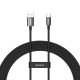 Baseus Superior Series SUPERVOOC USB-A to USB-C cable 65W 2m black