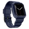 Kingxbar CYF106 2in1 armored case for Apple Watch SE, 9, 8, 7, 6, 5, 4, 3, 2, 1 (41, 40, 38 mm) with strap blue