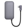 Baseus PadJoy universal USB-C HUB for tablet / smartphone 4in1 USB-C - dark gray