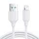 Joyroom USB Charging / Data Cable - Lightning 2.4A 2m white (S-UL012A9)