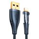 Joyroom fast charging cable with smart switch USB-A - Lightning 2.4A 1.2m black (S-UL012A3)