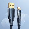 Joyroom fast charging cable with smart switch USB-A - Lightning 2.4A 1.2m black (S-UL012A3)