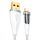 Joyroom fast charging cable with smart switch USB-A - Lightning 2.4A 1.2m white (S-UL012A3)