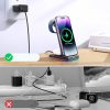 Joyroom 3in1 induction charger for Apple devices - iPhone, Apple Watch, Airpods (up to 15W) stand stand black (JR-WQN01)