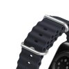 Dux Ducis Strap Watch Strap 9 / 8 / 7 / 6 / 5 / 4 / 3 / 2 / SE (41 / 40 / 38mm) Silicone Band Bracelet Gray (OceanWave Version)