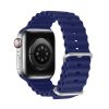 Dux Ducis Strap Watch Strap 9 / 8 / 7 / 6 / 5 / 4 / 3 / 2 / SE (41 / 40 / 38mm) Silicone Band Bracelet Navy Blue (OceanWave Version)