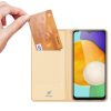 Dux Ducis Skin Pro Case for Samsung Galaxy A14 5G Flip Card Wallet Stand Gold