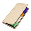 Dux Ducis Skin Pro Case for Samsung Galaxy A14 5G Flip Card Wallet Stand Gold