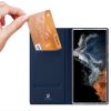 Dux Ducis Skin Pro Case for Samsung Galaxy S23 Ultra Flip Card Wallet Stand Blue